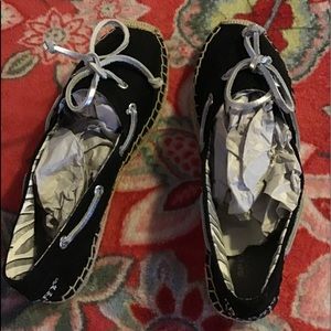 Summer Shoes black and silver Breathable